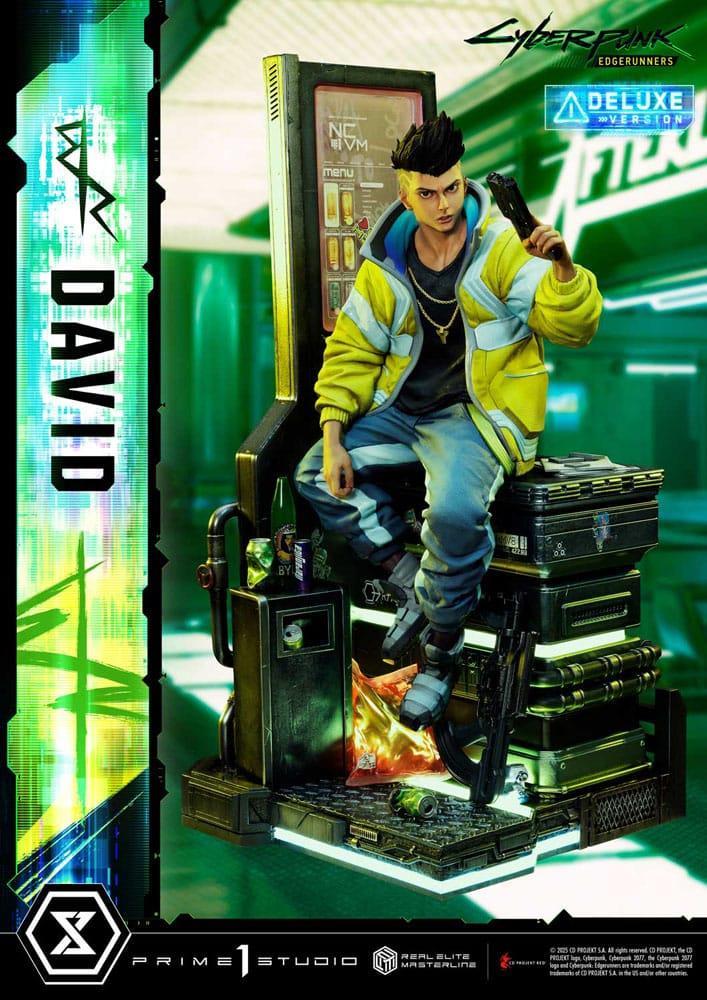 Cyberpunk: Edgerunners Real Elite Masterline Series Statue 1/4 David Bonus Version 58 cm 