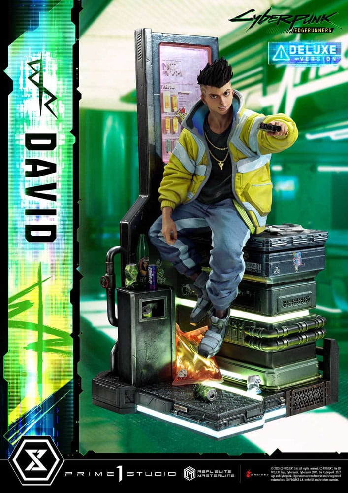Cyberpunk: Edgerunners Real Elite Masterline Series Statue 1/4 David Bonus Version 58 cm 