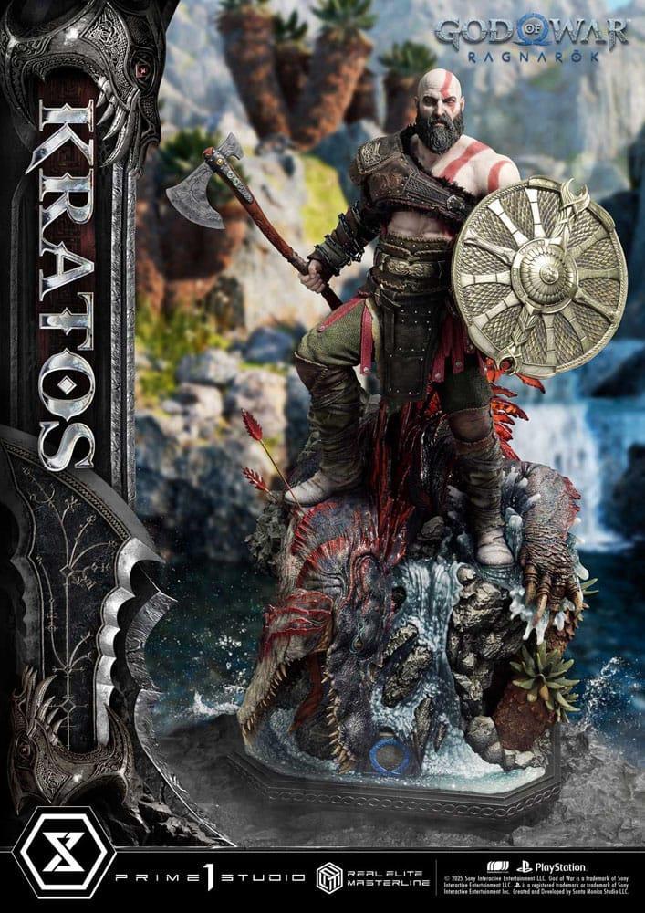 God of War: Ragnarok Real Elite Masterline Series Statue 1/3 Kratos Ultimate Version 95 cm                