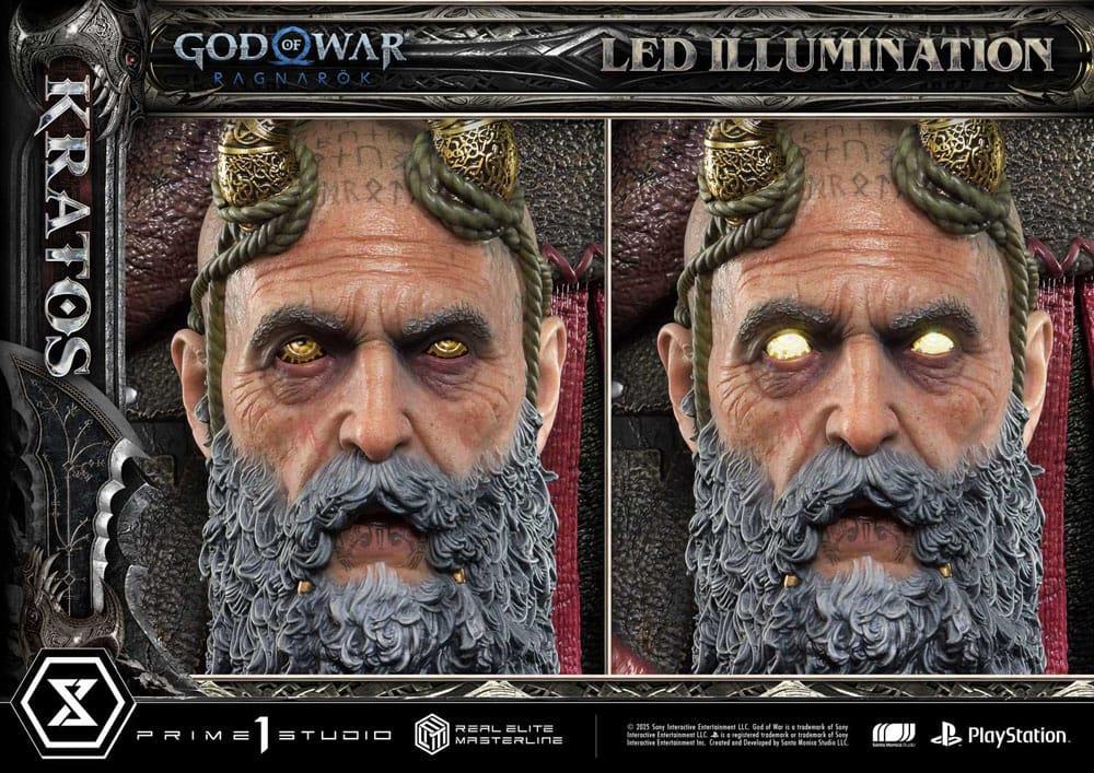 God of War: Ragnarok Real Elite Masterline Series Statue 1/3 Kratos Ultimate Version 95 cm                