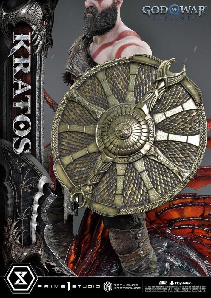 God of War: Ragnarok Real Elite Masterline Series Statue 1/3 Kratos Ultimate Version 95 cm                
