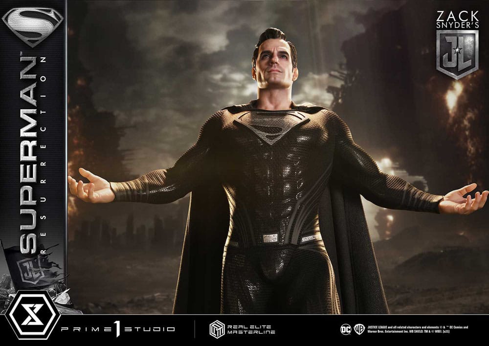 Zack Snyder's Justice League Real Elite Masterline Series Statue 1/3 Superman Resurrection Deluxe Ver. 95 cm               