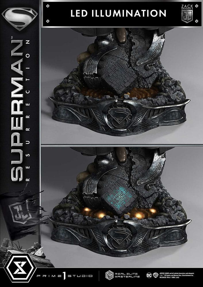 Zack Snyder's Justice League Real Elite Masterline Series Statue 1/3 Superman Resurrection Deluxe Ver. 95 cm               