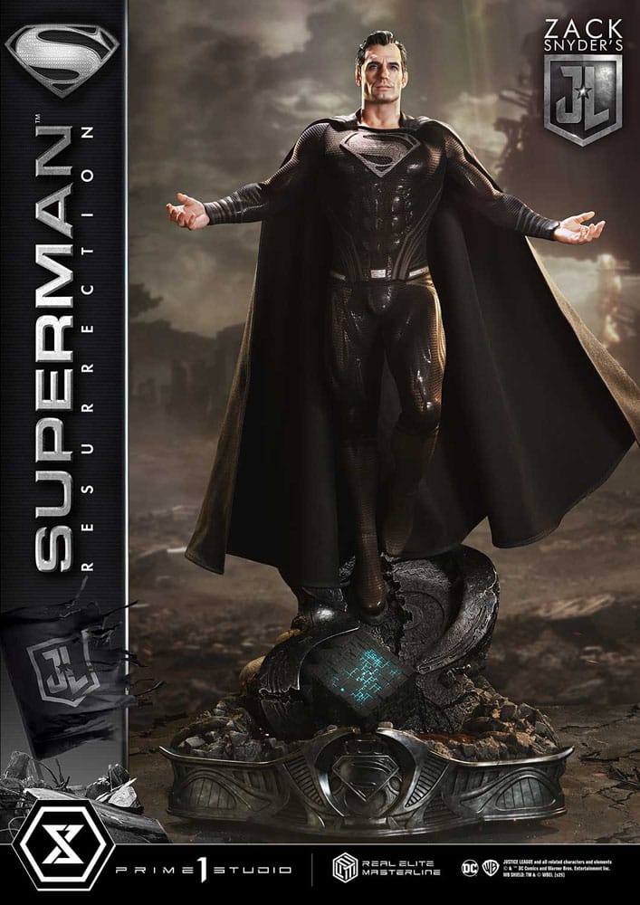 Zack Snyder's Justice League Real Elite Masterline Series Statue 1/3 Superman Resurrection Deluxe Ver. 95 cm               