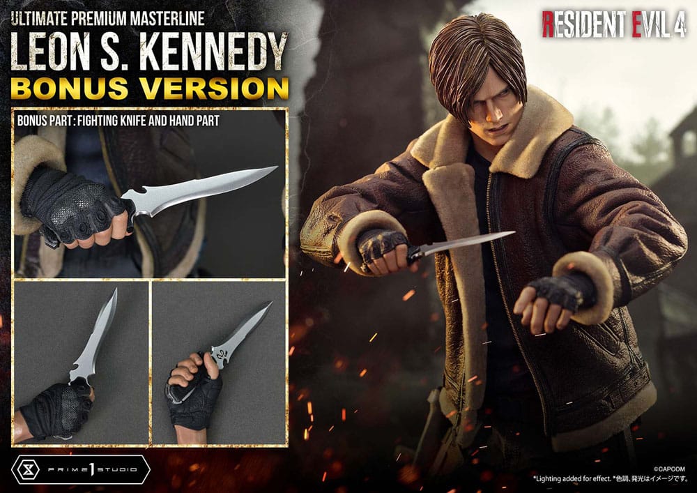 Resident Evil 4 Ultimate Premium Masterline Series Statue 1/4 Leon S. Kennedy Bonus Ver. 64 cm           