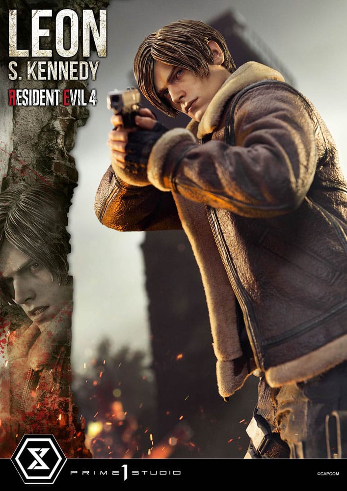 Resident Evil 4 Ultimate Premium Masterline Series Statue 1/4 Leon S. Kennedy Bonus Ver. 64 cm           