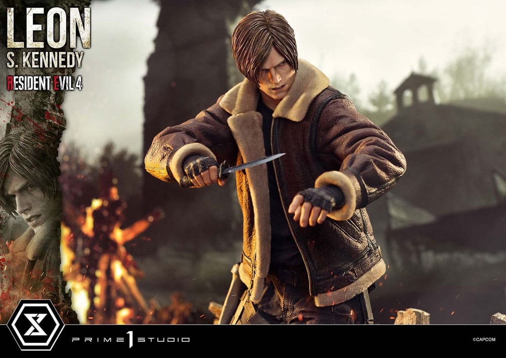 Resident Evil 4 Ultimate Premium Masterline Series Statue 1/4 Leon S. Kennedy Bonus Ver. 64 cm           