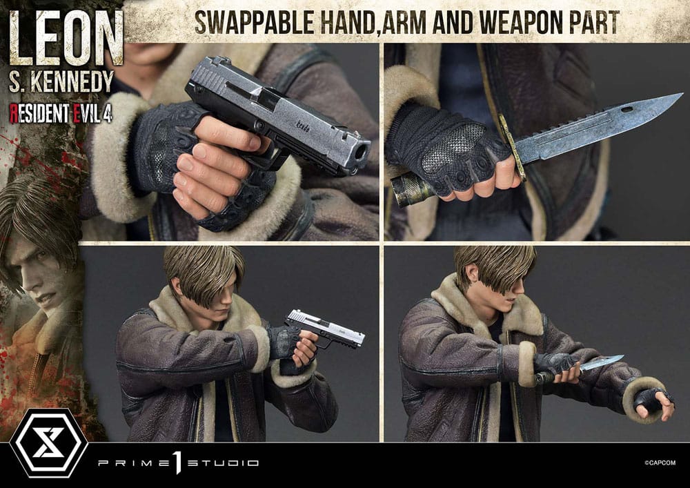 Resident Evil 4 Ultimate Premium Masterline Series Statue 1/4 Leon S. Kennedy Bonus Ver. 64 cm           