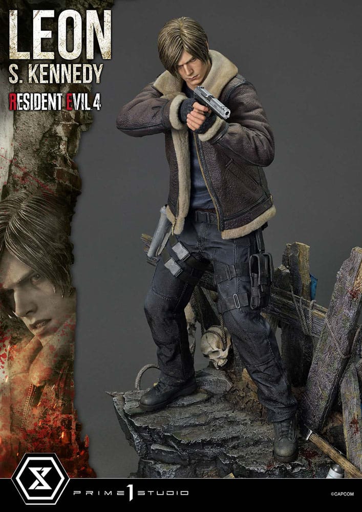 Resident Evil 4 Ultimate Premium Masterline Series Statue 1/4 Leon S. Kennedy Bonus Ver. 64 cm           