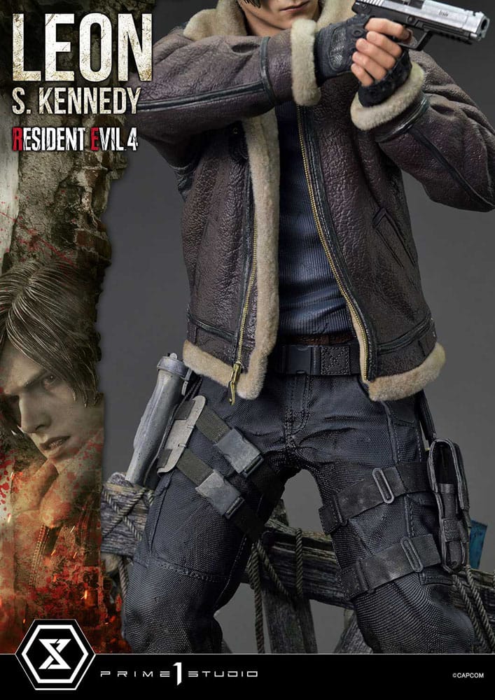 Resident Evil 4 Ultimate Premium Masterline Series Statue 1/4 Leon S. Kennedy Bonus Ver. 64 cm           
