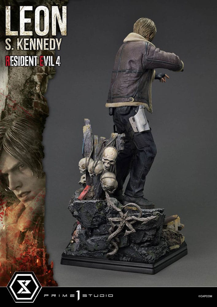 Resident Evil 4 Ultimate Premium Masterline Series Statue 1/4 Leon S. Kennedy Bonus Ver. 64 cm           