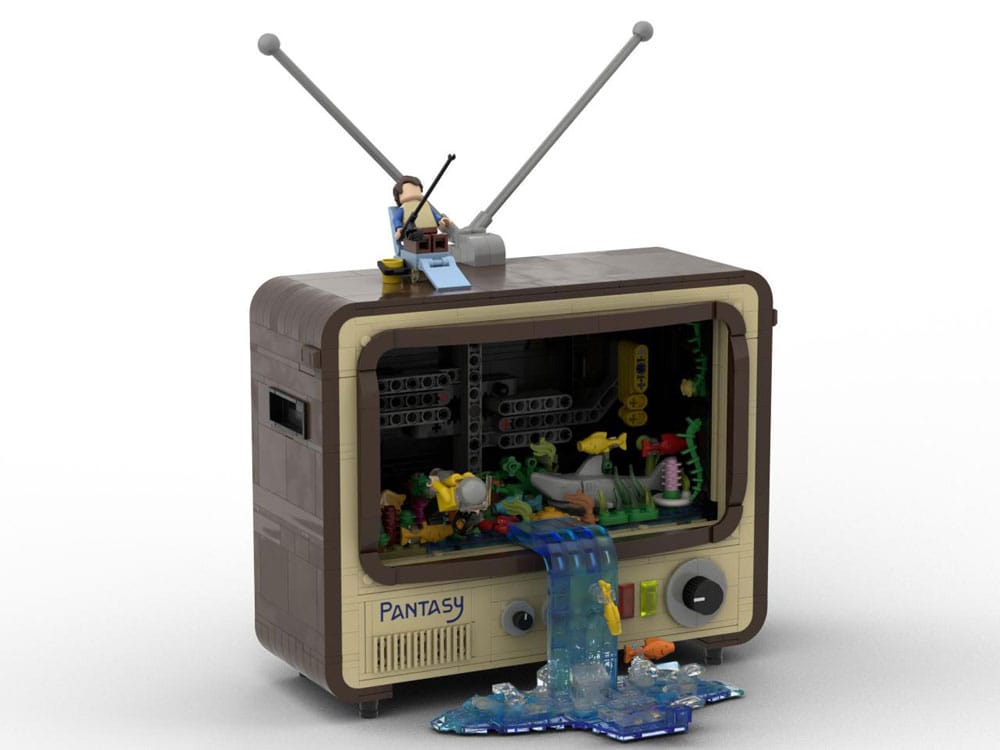 Original-Retro Series Construction Set Vintage Television 19 cm    