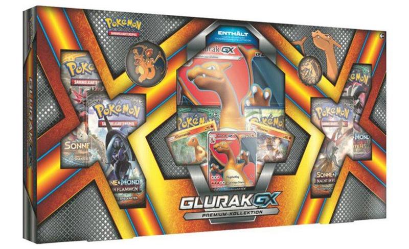 Pokemon Sun and Moon Charizard-GX-Premium Collection, German