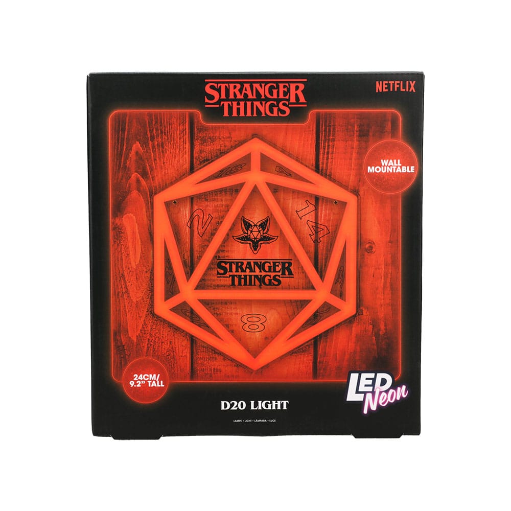 Stranger Things 5 LED Wandleuchte Neon