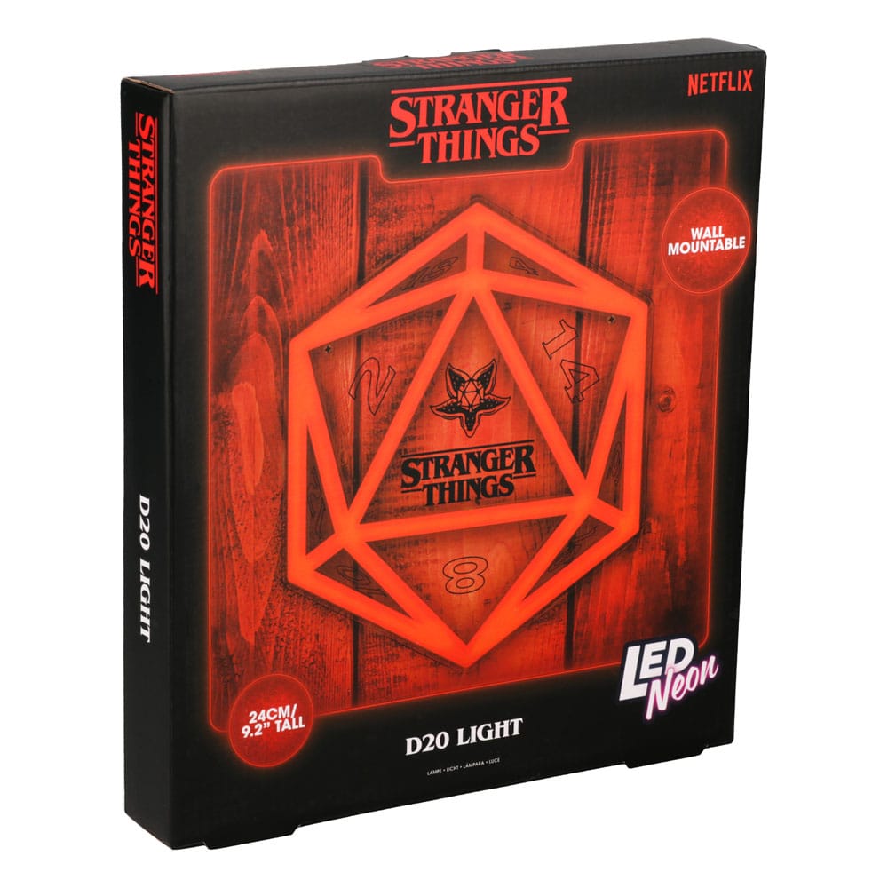 Stranger Things 5 LED Wandleuchte Neon