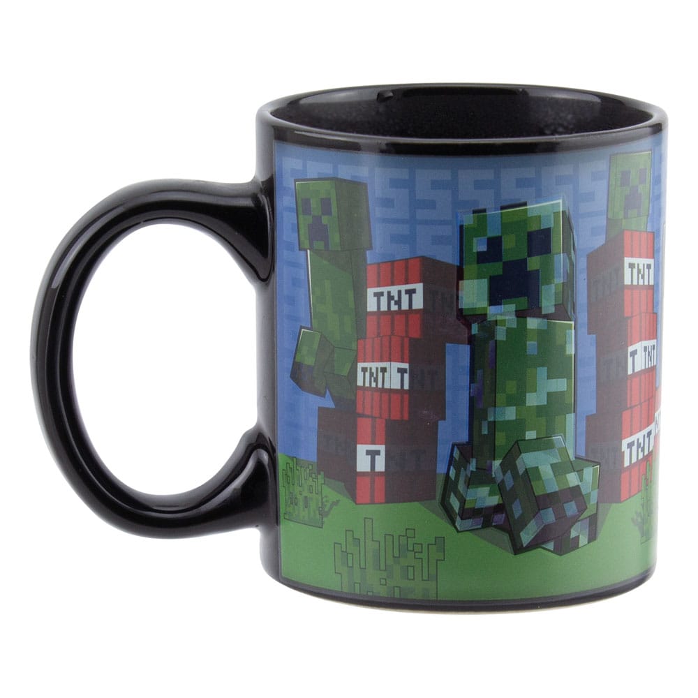 Minecraft Tasse mit Thermoeffekt Creeper