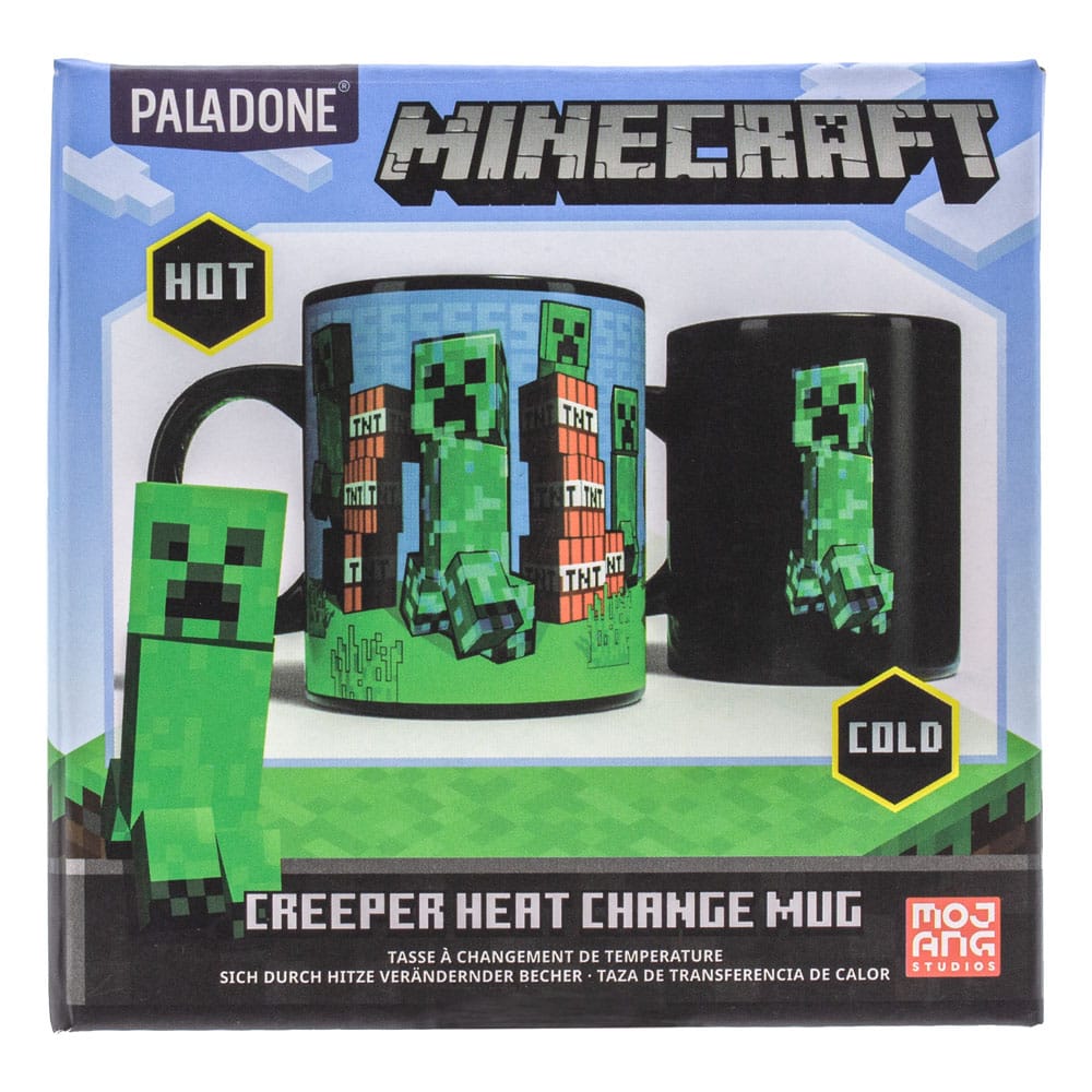 Minecraft Tasse mit Thermoeffekt Creeper
