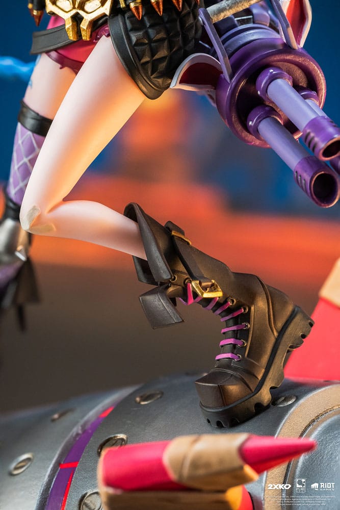 League of Legends Statue 1/10 2XKO Jinx & Warwick Diorama 37 cm