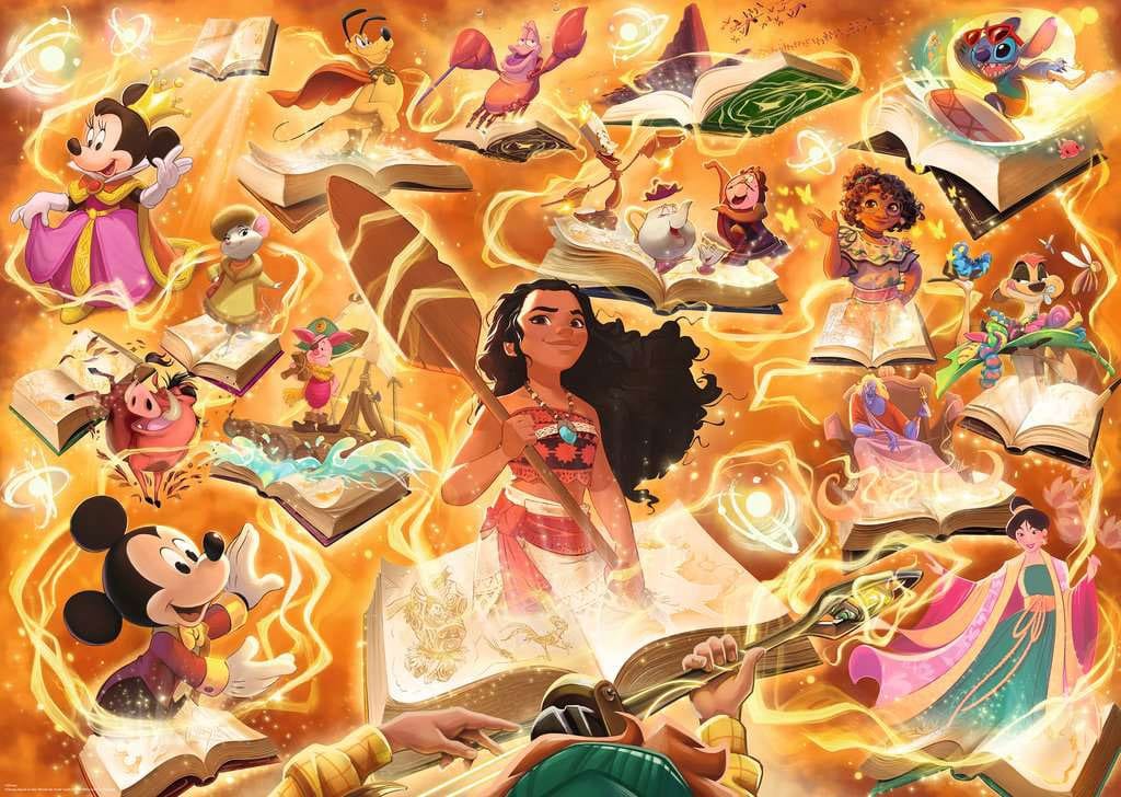 Disney Lorcana Jigsaw Puzzle Glimmers of the Realm: Amber (1.000 pieces)