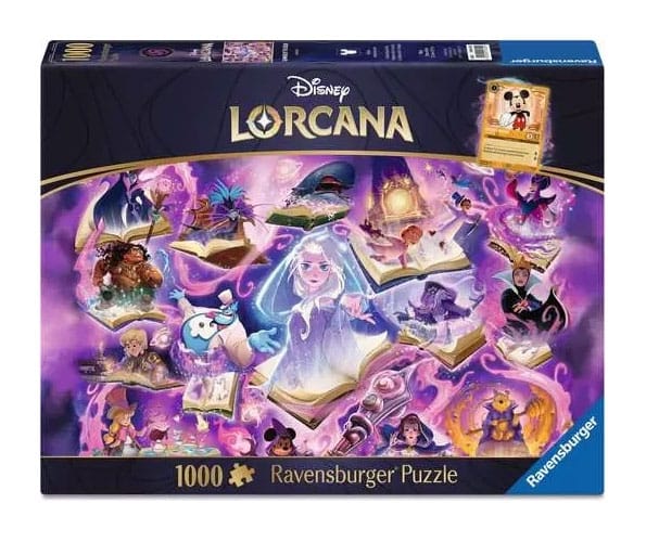 Disney Lorcana Jigsaw Puzzle Glimmers of the Realm: Amethyst (1.000 pieces)