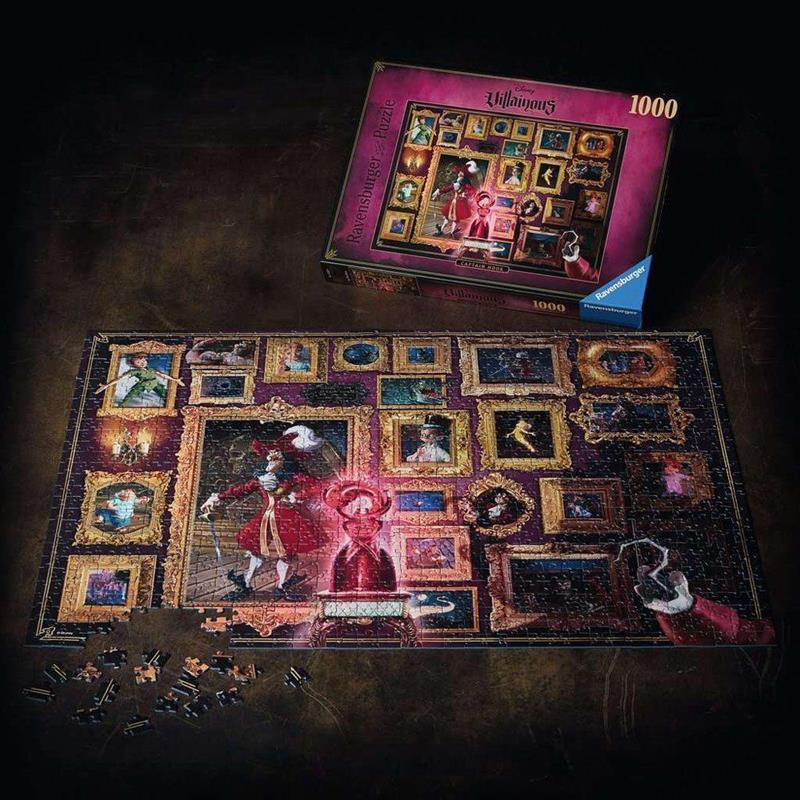 Disney Villainous Jigsaw Puzzle Captain Hook (1.000 pieces)