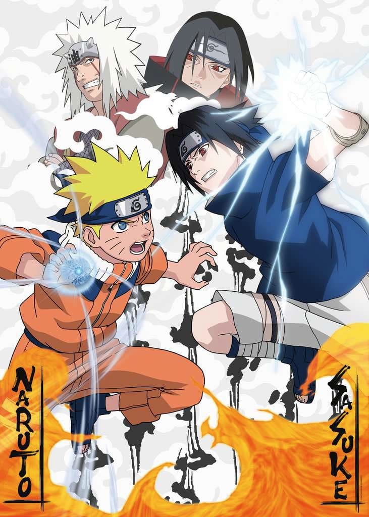 Naruto Puzzle Naruto vs. Sasuke (1.000 Teile)