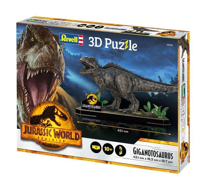 Jurassic World Dominion 3D Puzzle Giganotosaurus