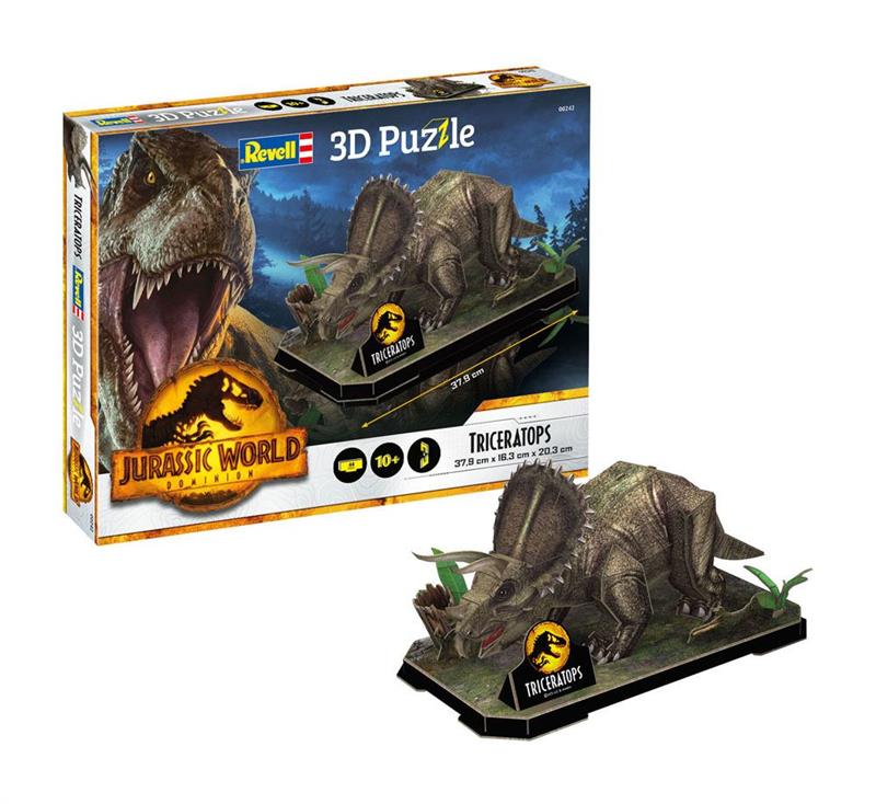 Jurassic World Dominion 3D Puzzle Triceratops
