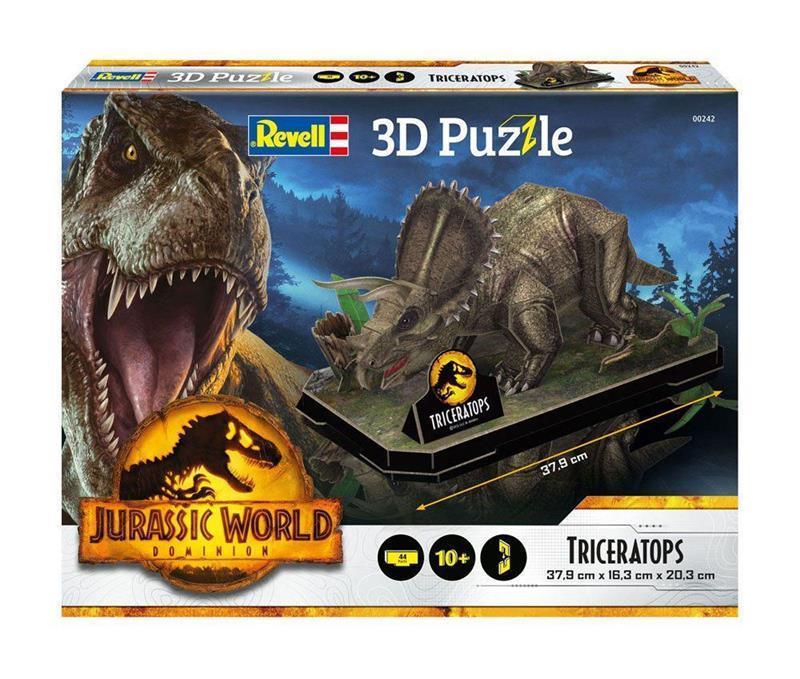 Jurassic World Dominion 3D Puzzle Triceratops