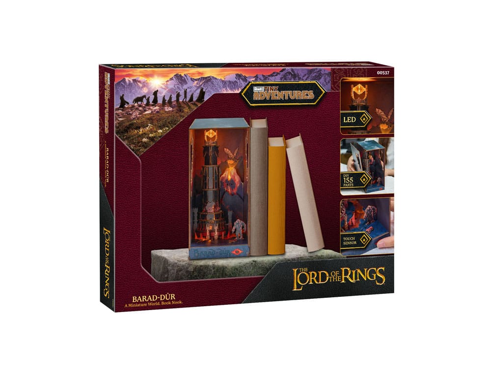 The Lord of the Rings Tiny Adventures Book Nook Mini Diorama Barad-Dûr 23 cm