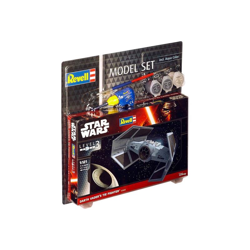 Star Wars Model Kit 1/121 Model Set Darth Vader's TIE Fighter 7 cm