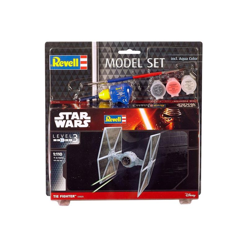 Star Wars Model Kit 1/110 Model Set TIE Fighter 9 cm
