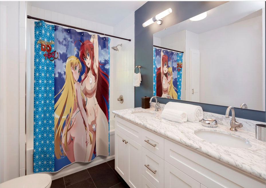 High School DxD Hero Duschvorhang Rias & Asia