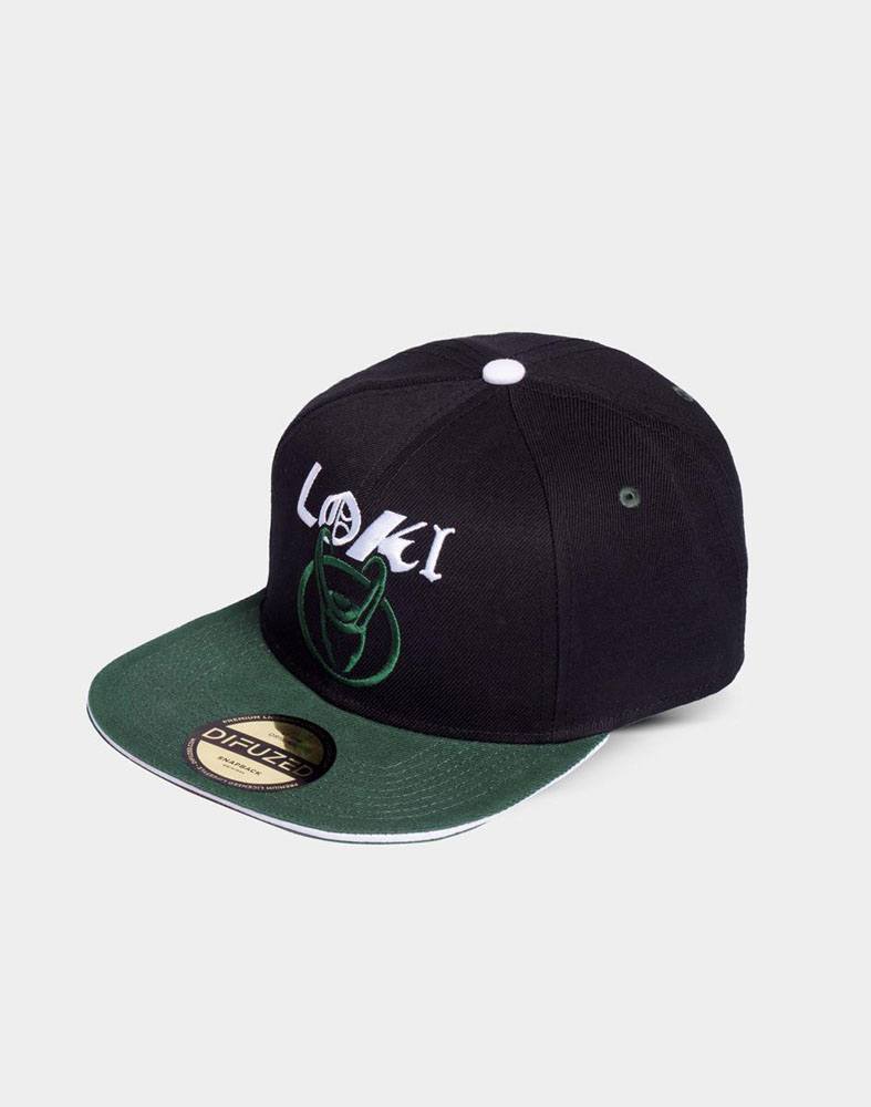 Loki Snapback Cap Logo Badge