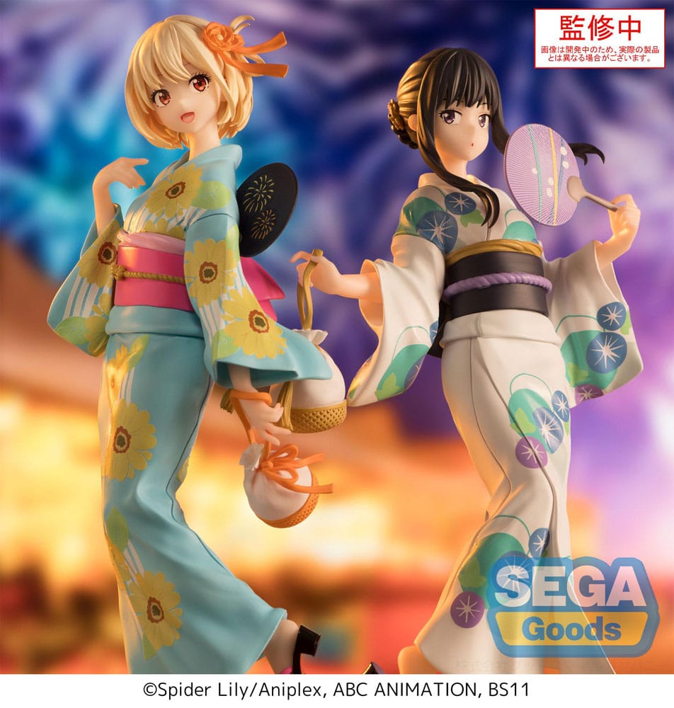 Lycoris Recoil Luminasta PVC Statue Chisato Nishikigi Festival in Yukata 19 cm