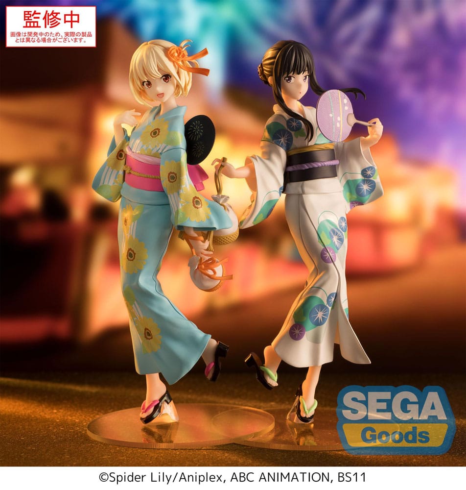 Lycoris Recoil Luminasta PVC Statue Takina Inoue Festival in Yukata 19 cm