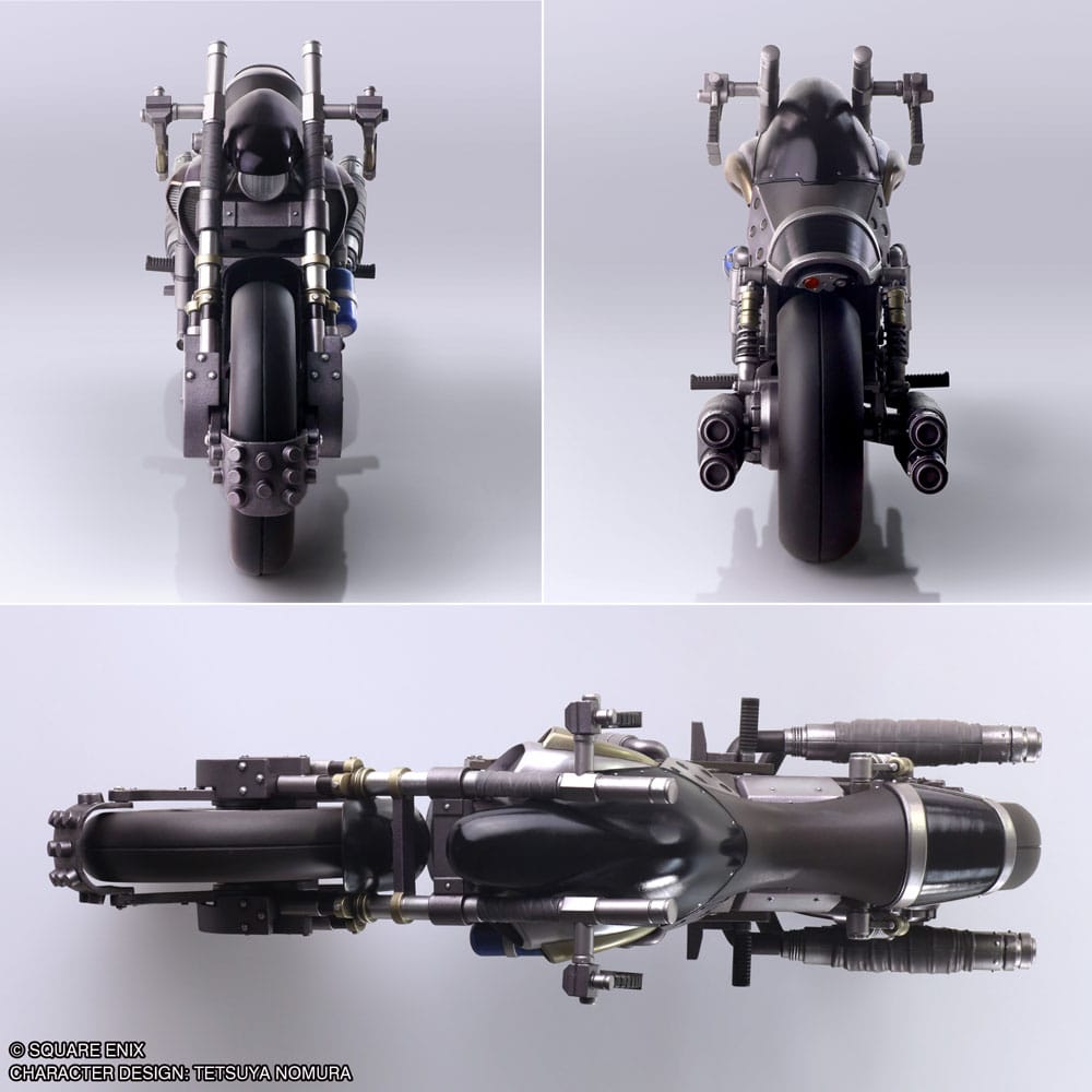 Final Fantasy VII Bring Arts Action Figure and vehicle Cloud Strife & Hardy-Daytona 15 cm 