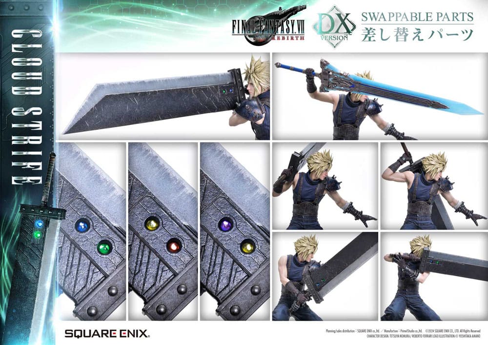 Final Fantasy VII Rebirth Masterline Statue 1/4 Cloud Strife Deluxe Ver. 68 cm