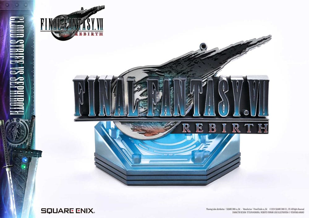 Final Fantasy VII Rebirth Masterline Statuen 2er-Pack 1/4 Cloud Strife vs Sephiroth 69 cm