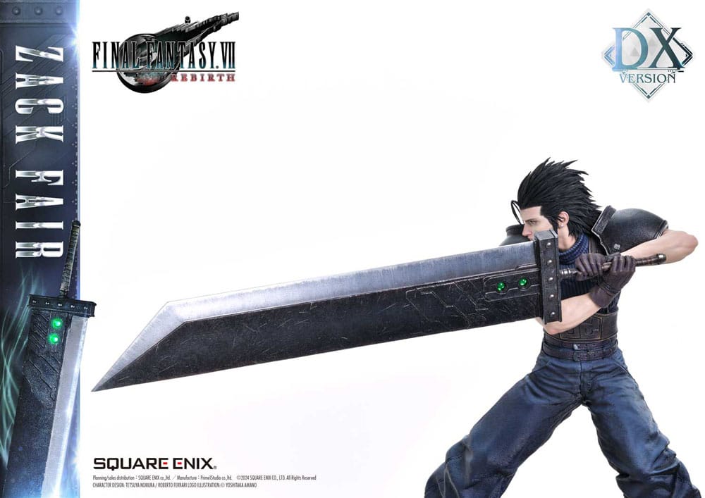 Final Fantasy VII Rebirth Statue 1/4 Zack Fair Deluxe Ver. 57 cm   