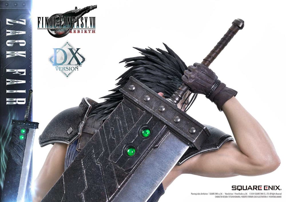 Final Fantasy VII Rebirth Statue 1/4 Zack Fair Deluxe Ver. 57 cm   