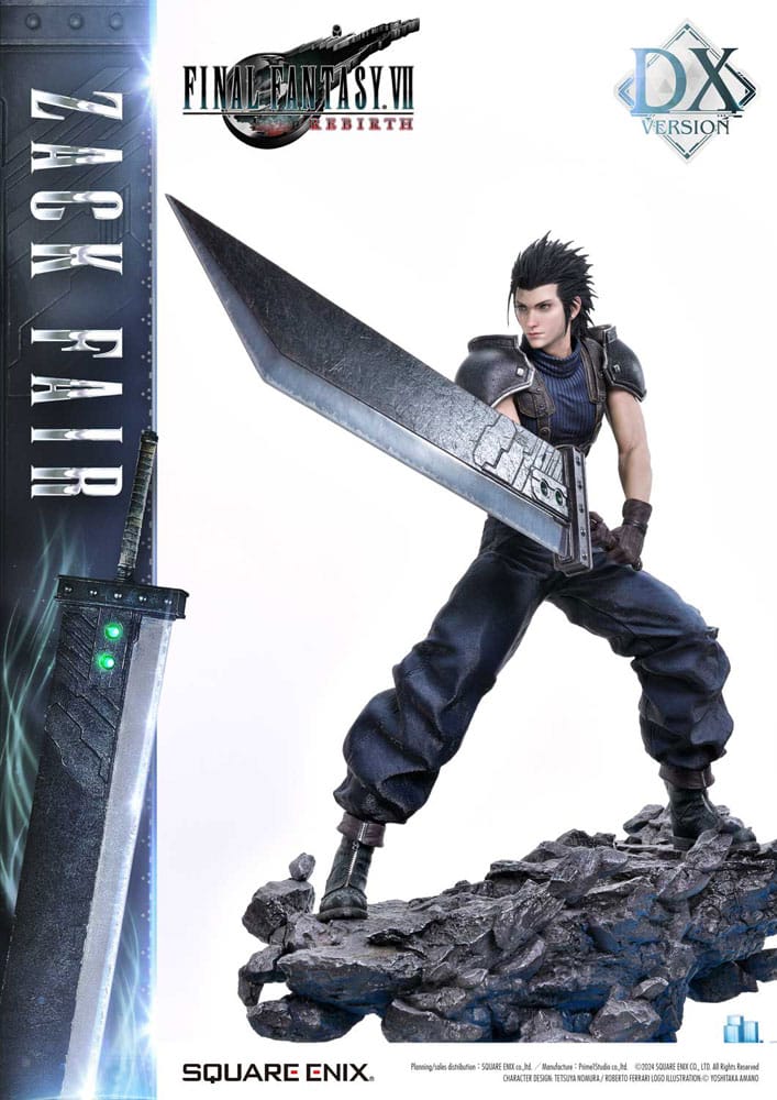 Final Fantasy VII Rebirth Statue 1/4 Zack Fair Deluxe Ver. 57 cm   