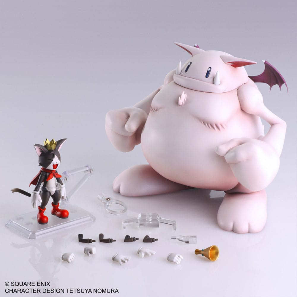 Final Fantasy VII Bring Arts Actionfiguren Set Cait Sith & Fat Moogle