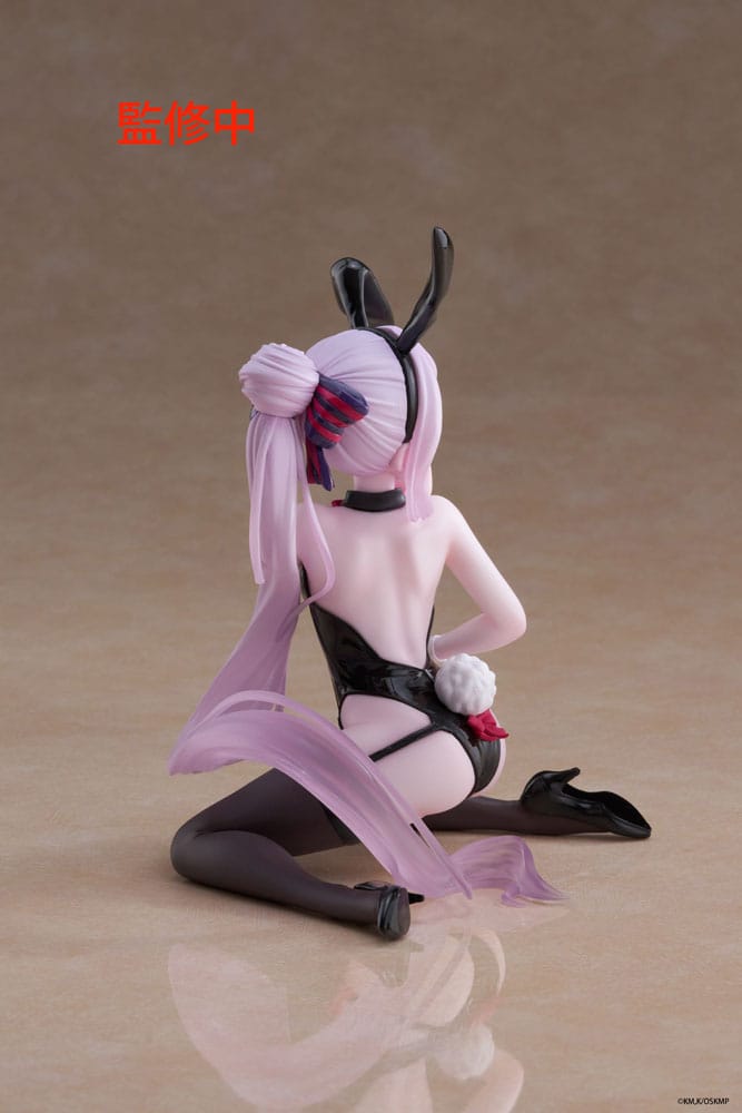 Overlord PVC Statue Desktop Cute Figure Shalltear Bunny Ver. 13 cm    