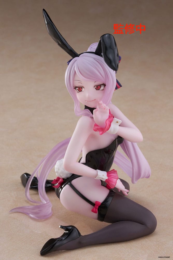 Overlord PVC Statue Desktop Cute Figure Shalltear Bunny Ver. 13 cm    