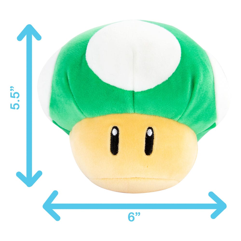 Mario Kart Mocchi-Mocchi Plush Figure Green Mushroom 15 cm