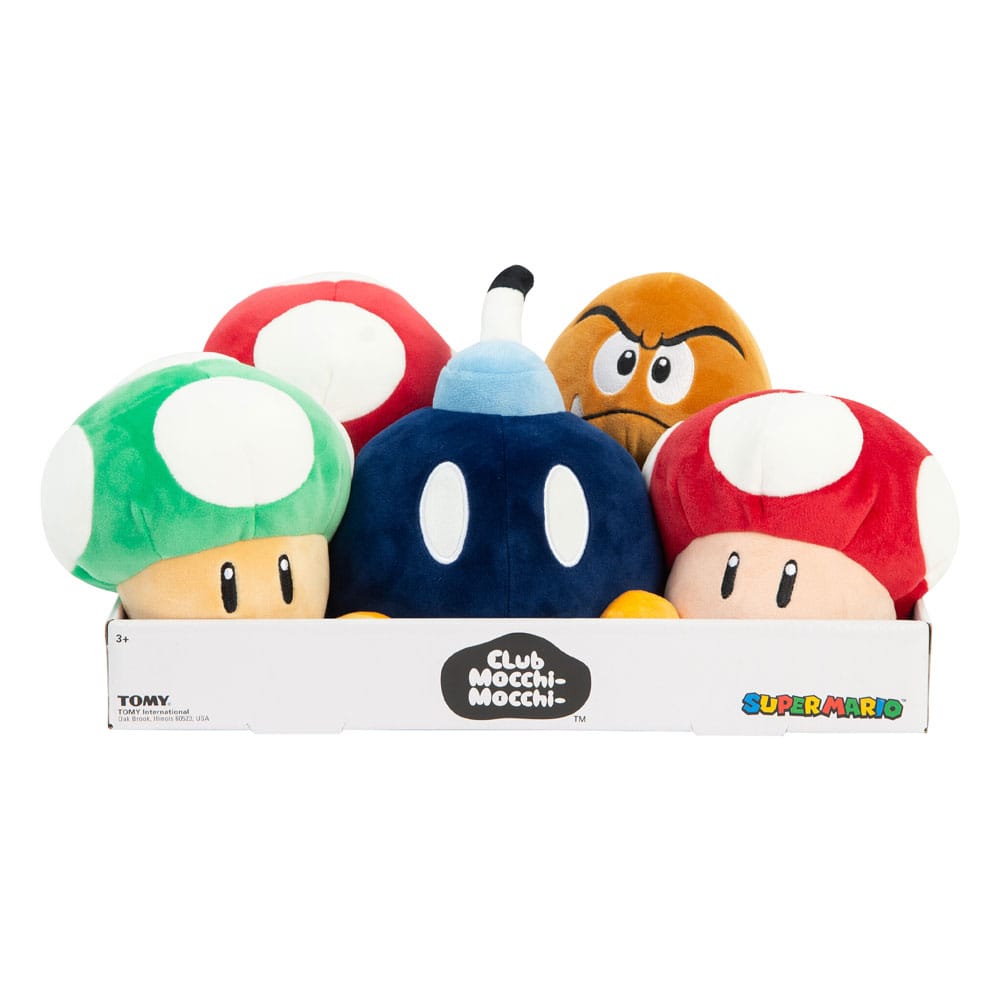 Mario Kart Mocchi-Mocchi Plush Figure Green Mushroom 15 cm
