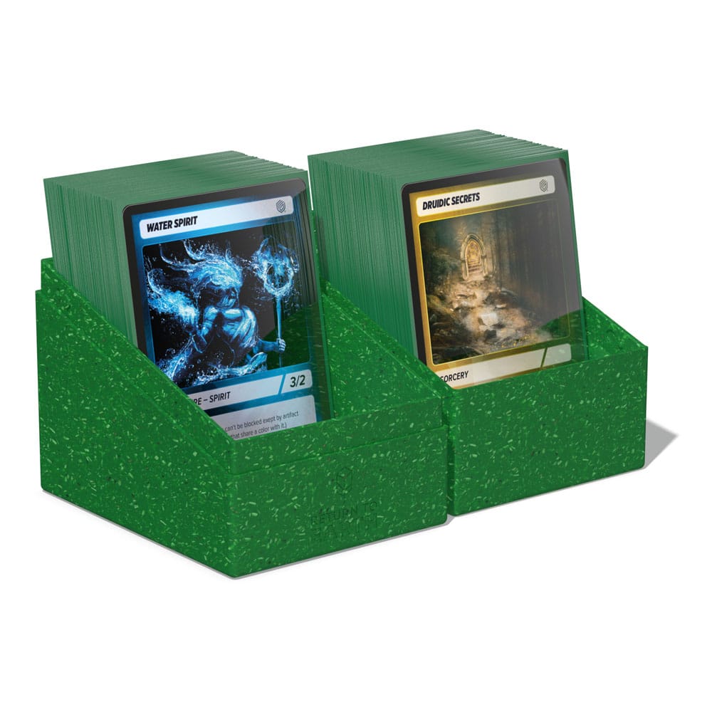 Ultimate Guard Return To Earth Boulder Deck Case 133+ Standardgröße Grün