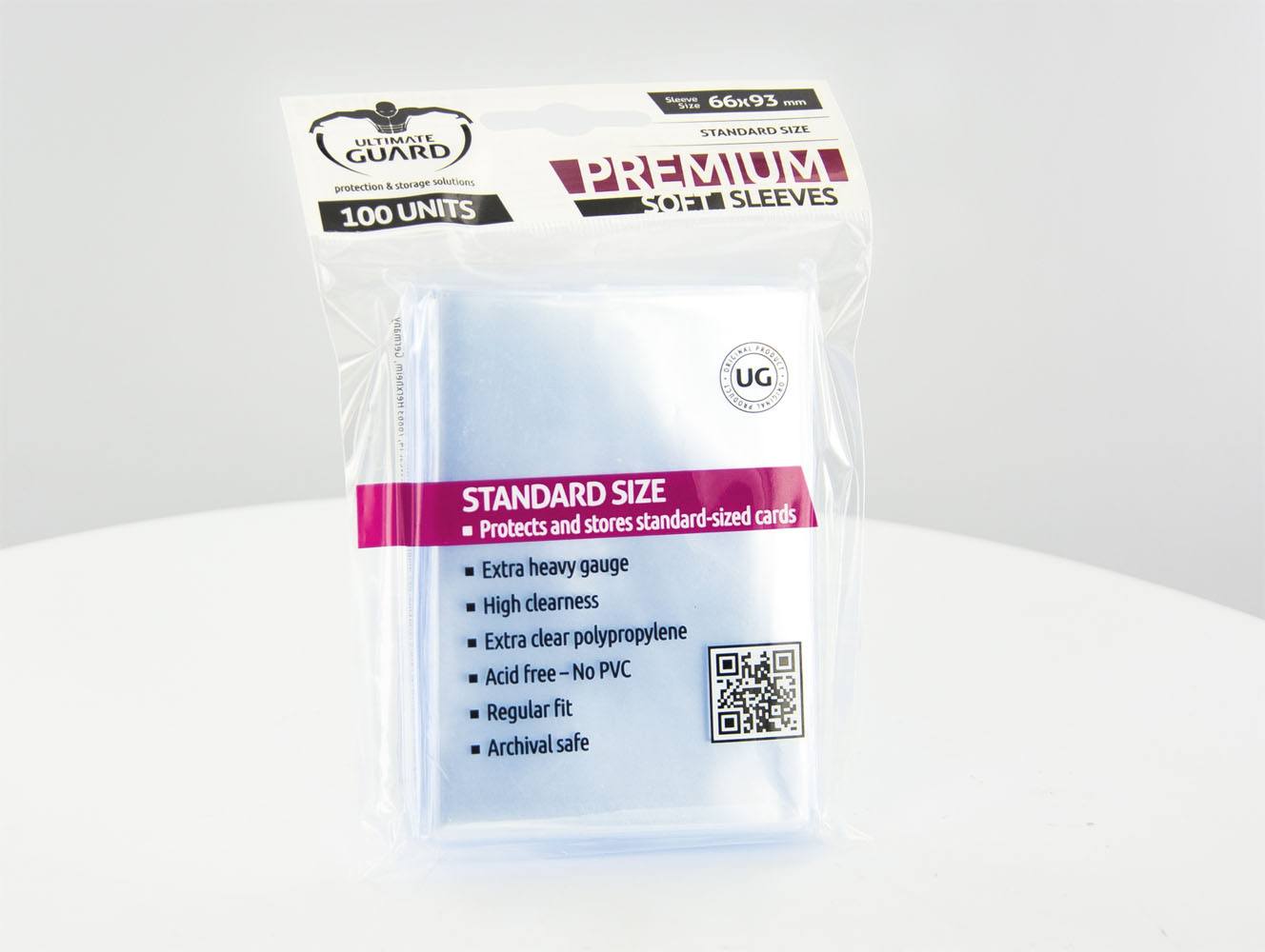 Ultimate Guard Premium Soft Sleeves Standardgröße Transparent (100)