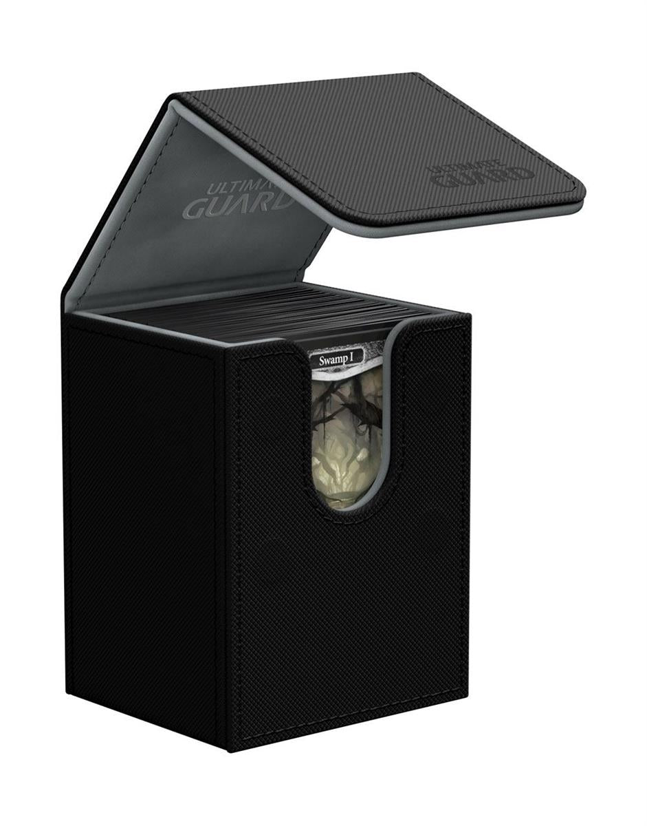 Ultimate Guard Flip Deck Case 80+ Standardgröße XenoSkin Schwarz